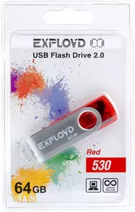 USB-флэш накопитель Exployd 530 64GB (красный) [EX064GB530-R] icon